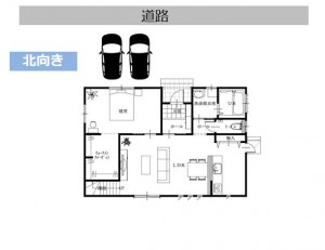 北　土地　間取り　メリット　プライバシー　価格　